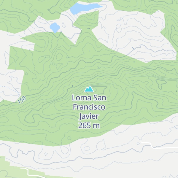 Map of Loma San Francisco Javier