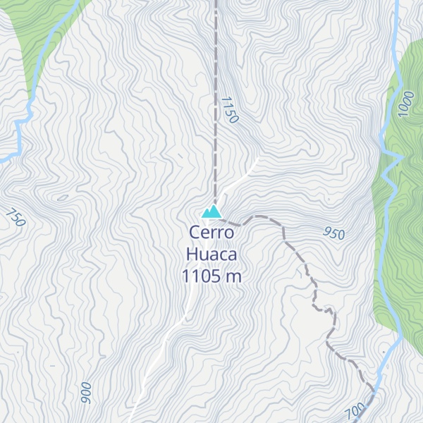 Map of Cerro Huaca