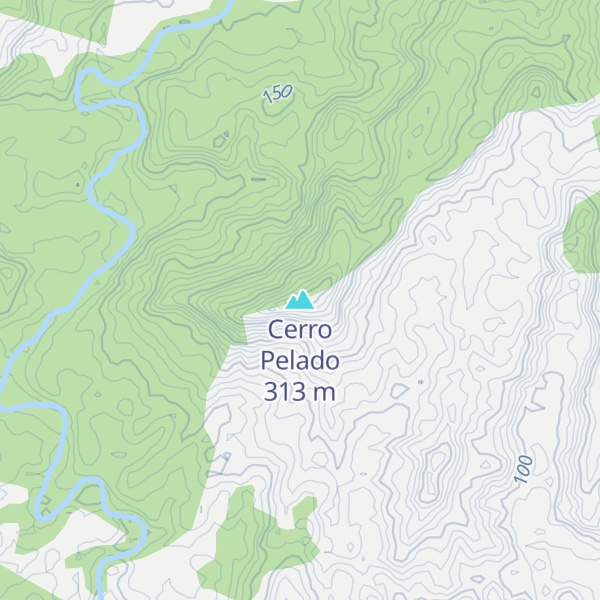 Map of Cerro Pelado