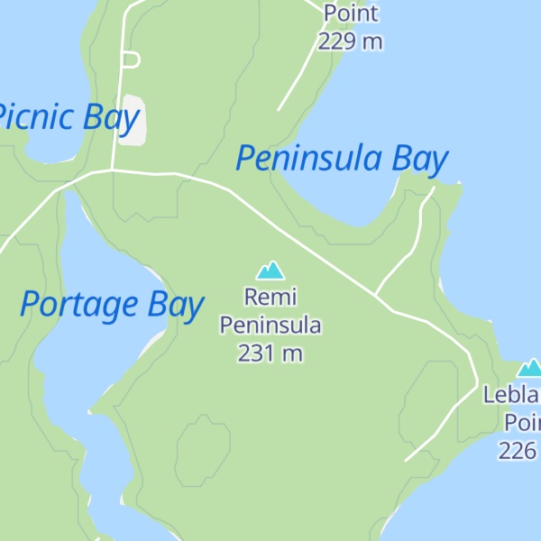 Map of Remi Peninsula