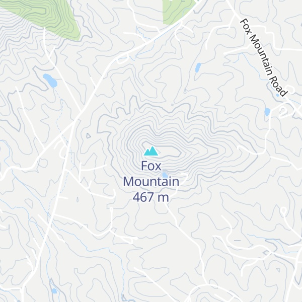 Map of Fox Mountain