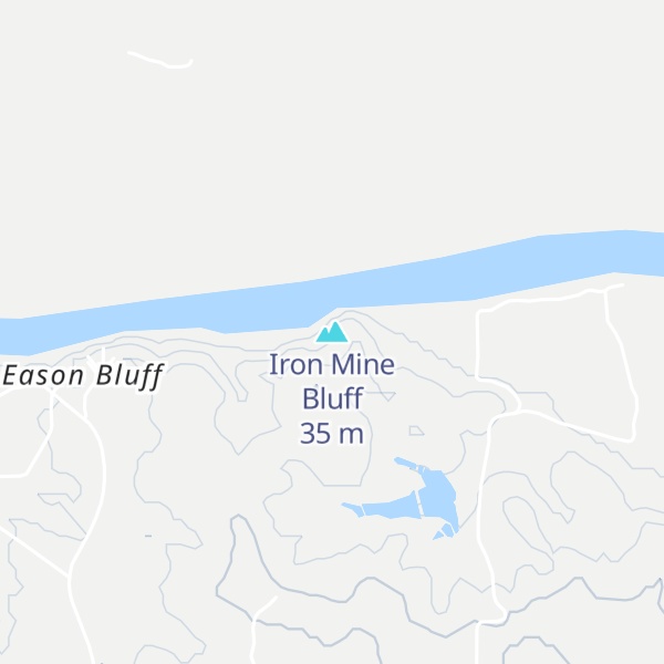 Map of Iron Mine Bluff