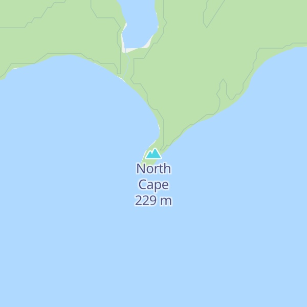 Map of North Cape