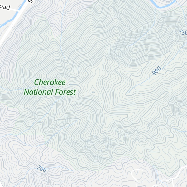 Map of Fork Mountain