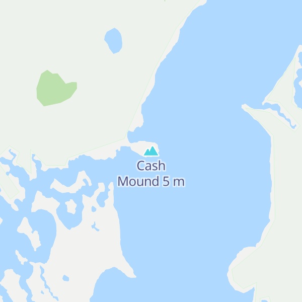 Map of Cash Mound