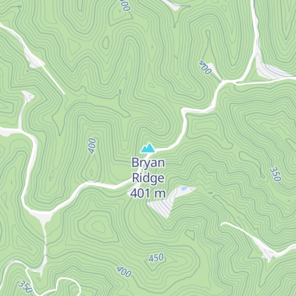 Map of Bryan Ridge