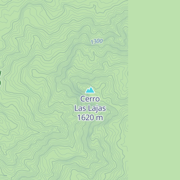 Map of Cerro Las Lajas