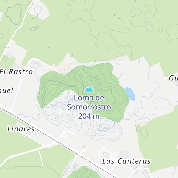 Map of Loma de Somorrostro