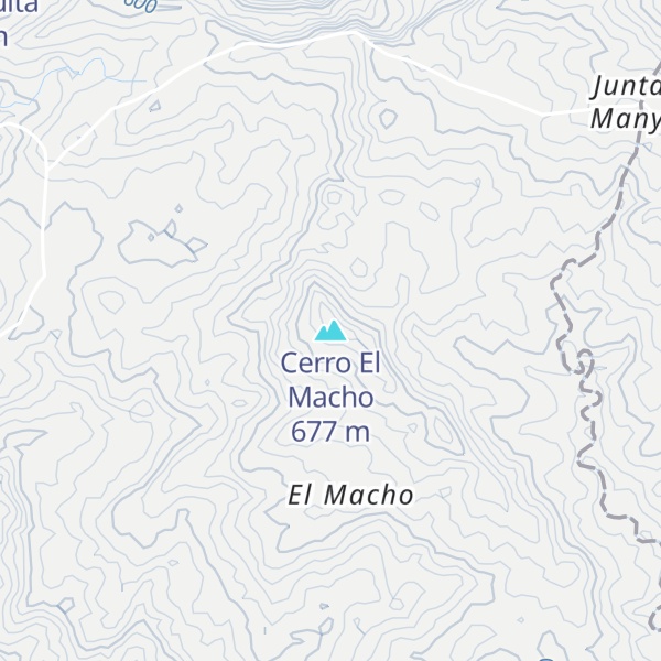 Map of Cerro El Macho
