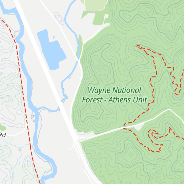 Map of Highway Hill
