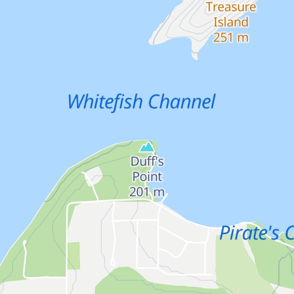 Map of Duff's Point