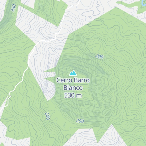 Map of Cerro Barro Blanco