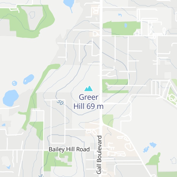 Map of Greer Hill