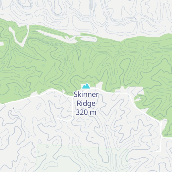 Map of Skinner Ridge