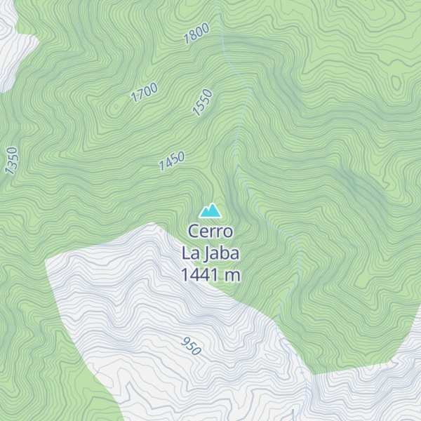 Map of Cerro La Jaba