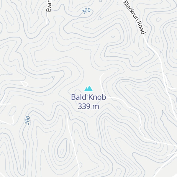 Map of Bald Knob