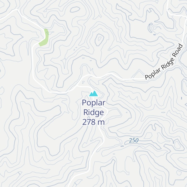 Map of Poplar Ridge