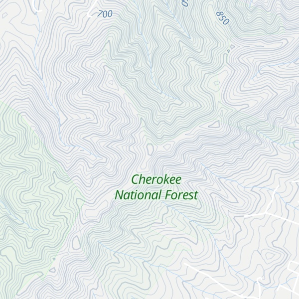 Map of Jenkins Mountain