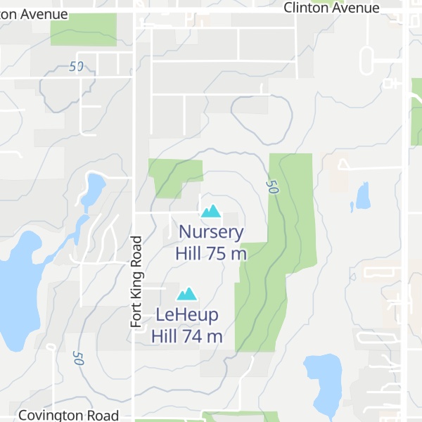 Map of Nursery Hill