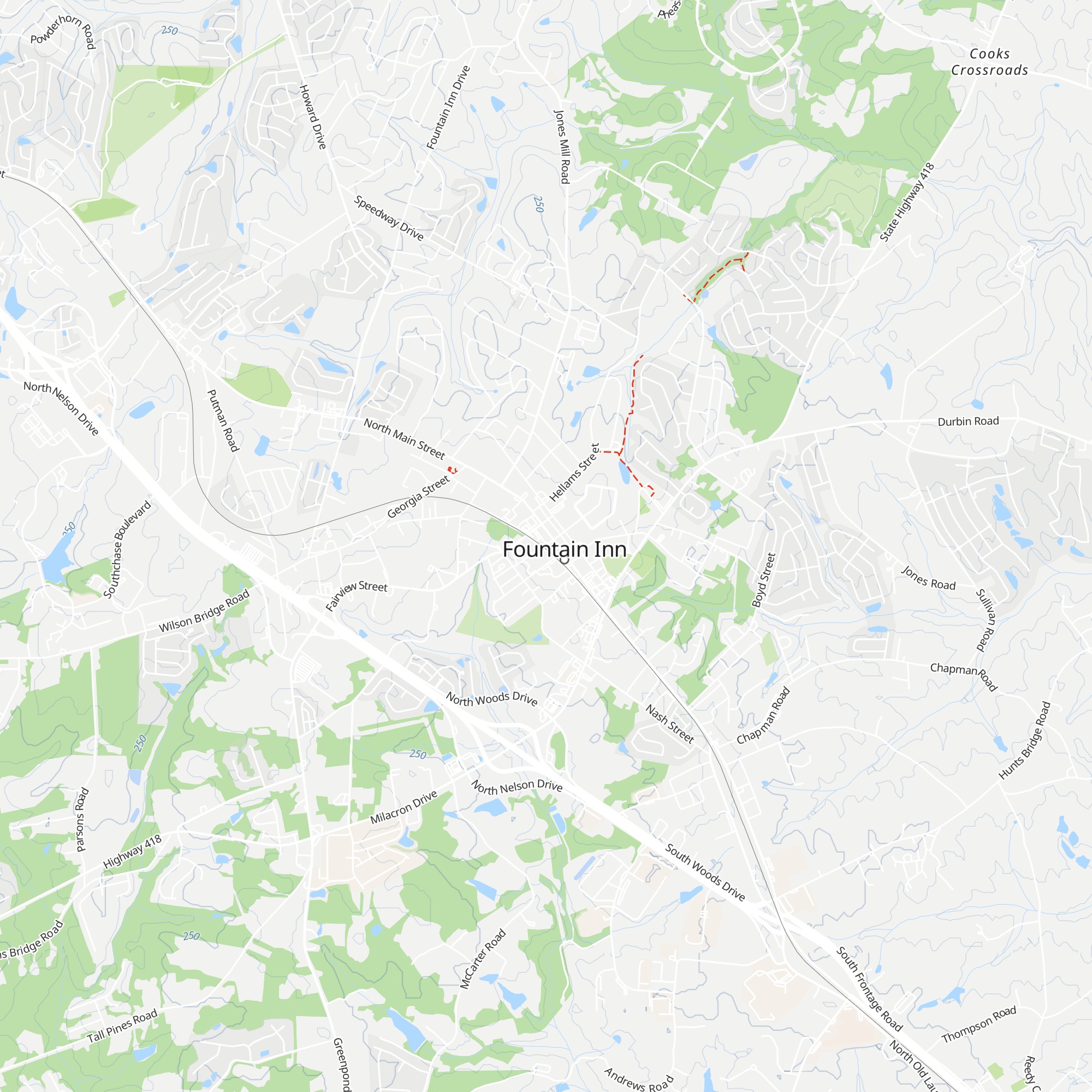 Visitors Center map