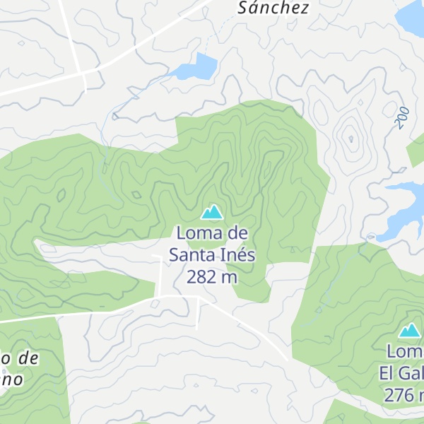 Map of Loma de Santa Inés
