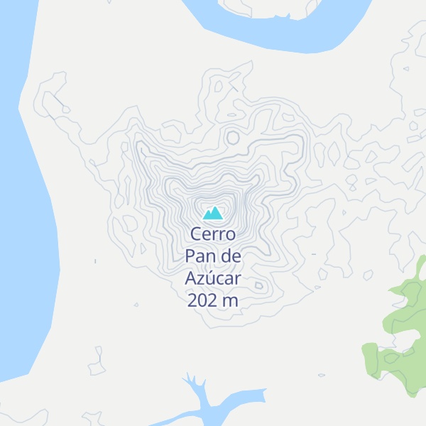 Map of Cerro Pan de Azúcar
