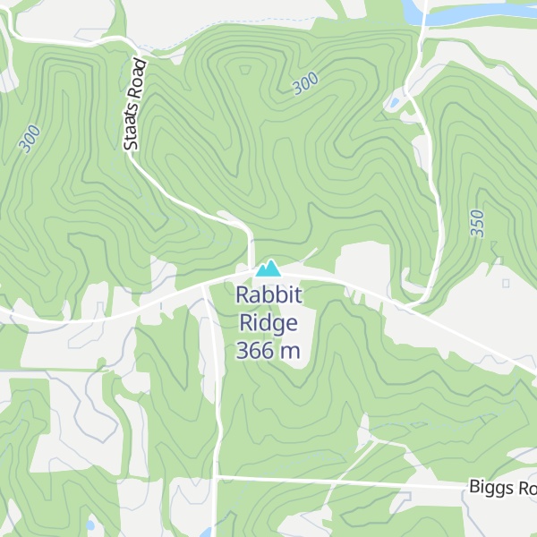 Map of Rabbit Ridge