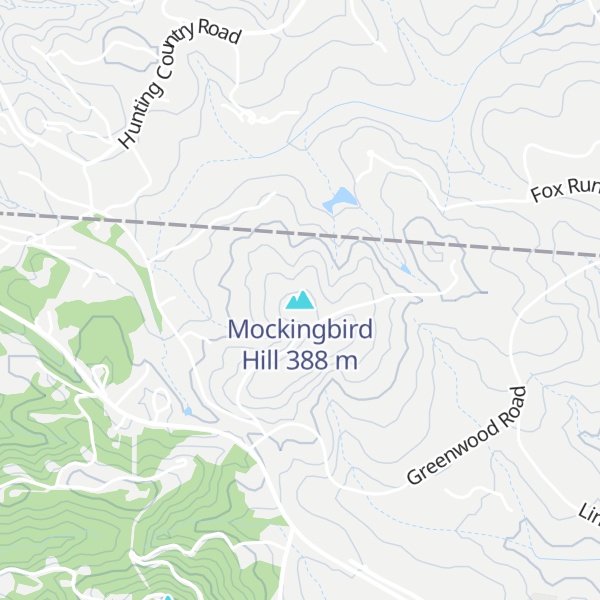 Map of Mockingbird Hill