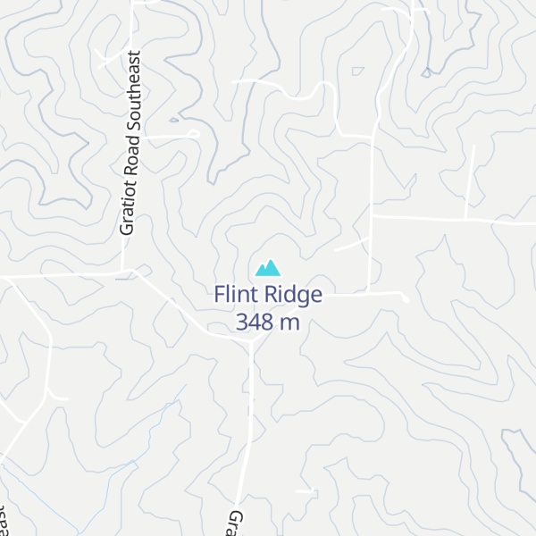Map of Flint Ridge