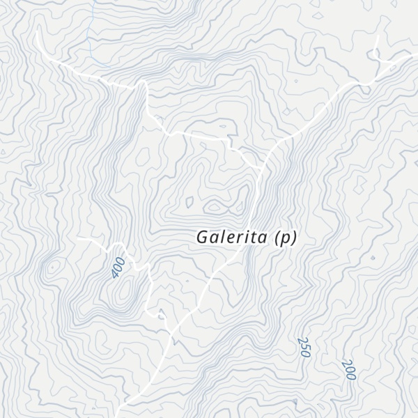 Map of Cerro Galerita