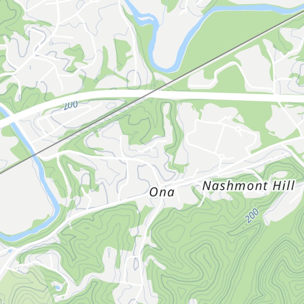 Map of Poore Hill