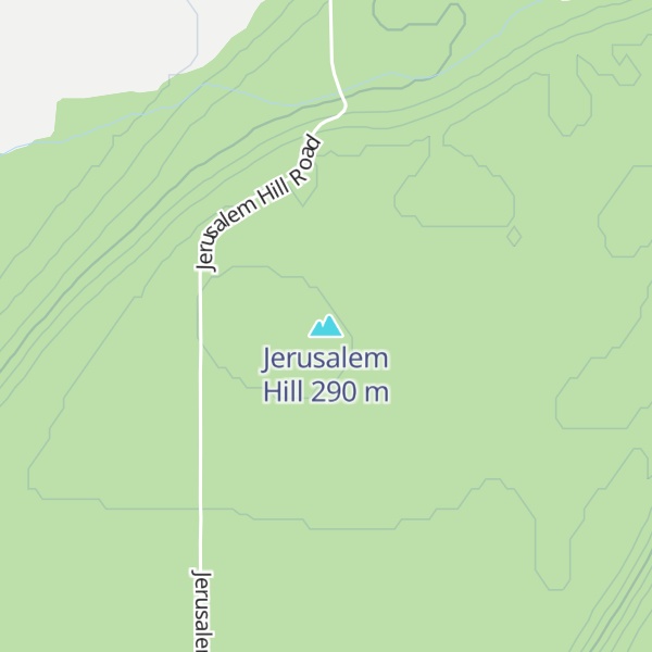 Map of Jerusalem Hill