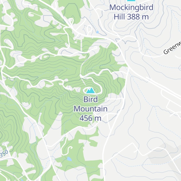 Map of Bird Mountain