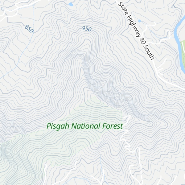 Map of Little Celo Mountain