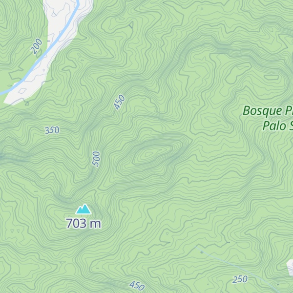 Map of Cerro La Mina