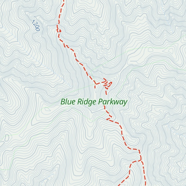 Map of Green Knob