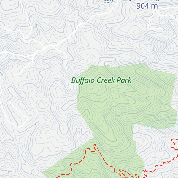 Map of Weed Patch Mountain