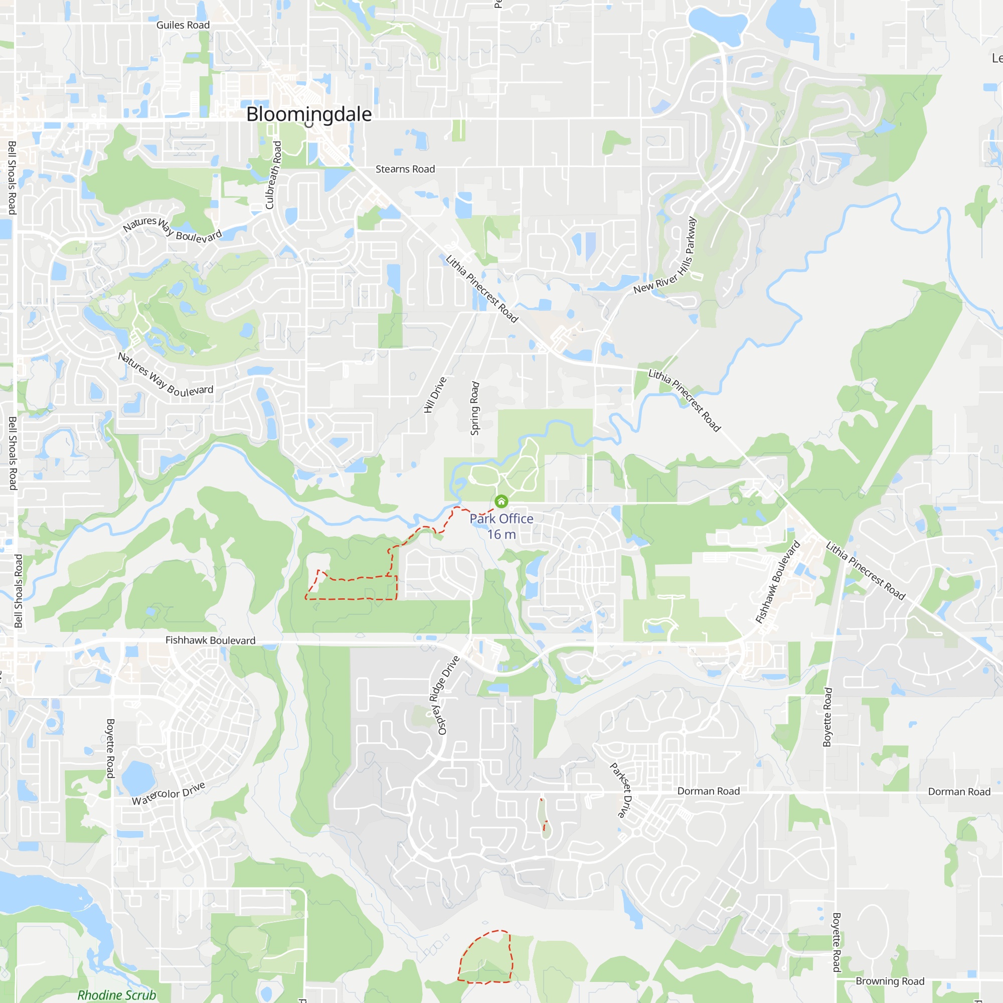 Park Office map