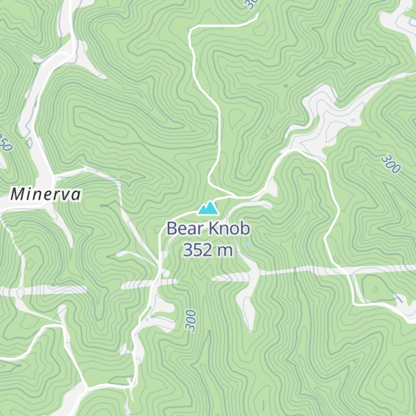 Map of Bear Knob