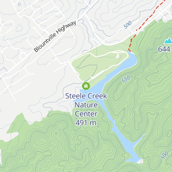 Map of Steele Creek Nature Center