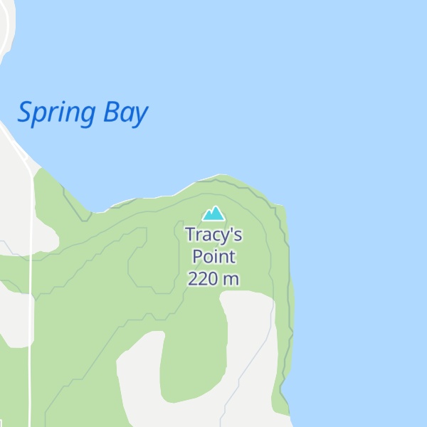 Map of Tracy's Point