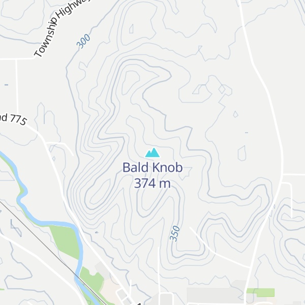 Map of Bald Knob