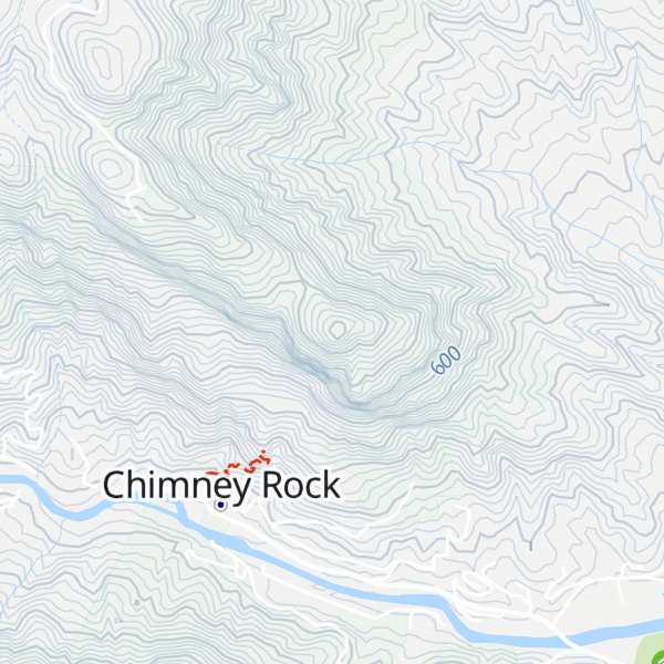 Map of Round Top Mountain