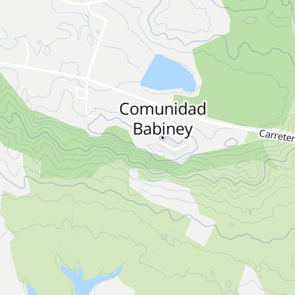 Map of Loma El Plátano