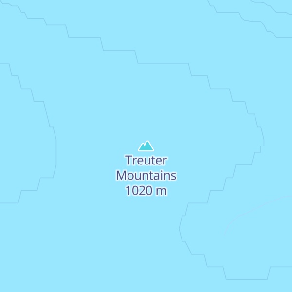 Map of Treuter Mountains