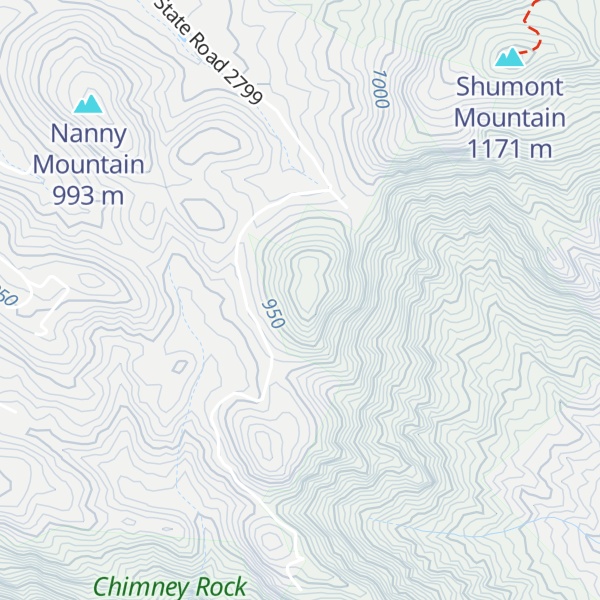 Map of Cedar Knob