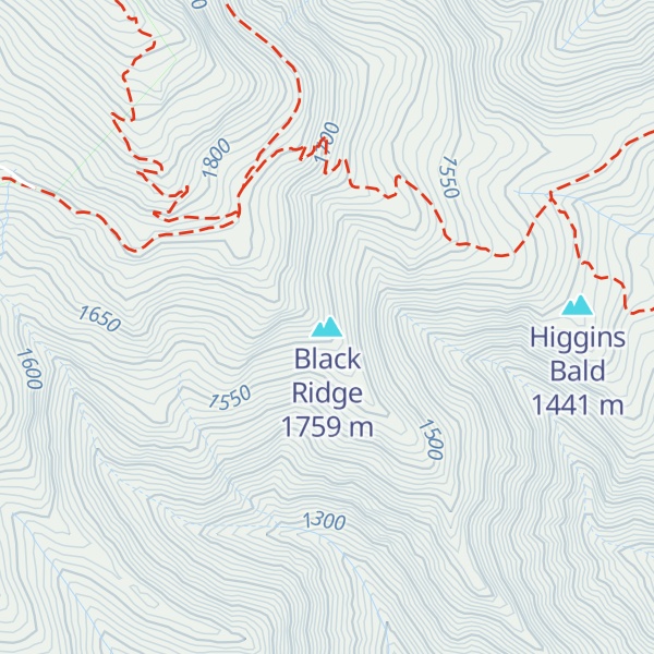 Map of Black Ridge