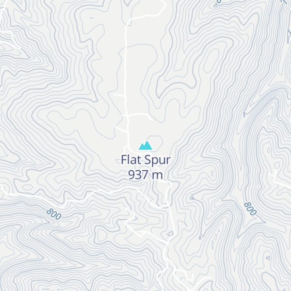 Map of Flat Spur