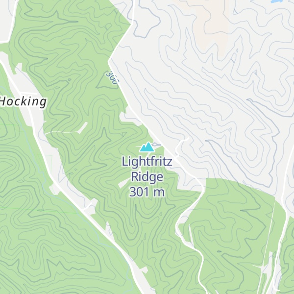 Map of Lightfritz Ridge