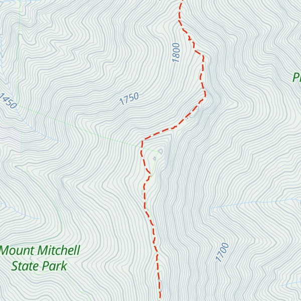 Map of Cattail Peak